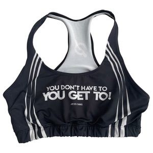 ISO JESS SIMS x PELOTON INSTRUCTOR QUOTE SPORT BRA (S or M)